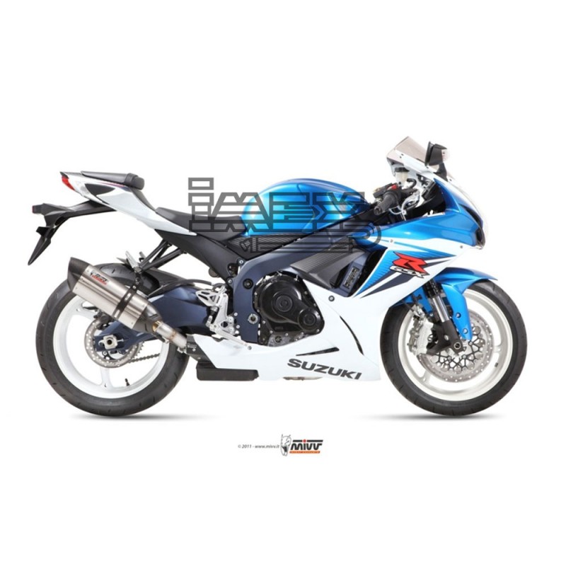 Silencieux MIVV SUONO SUZUKI GSX R 600 2011-2016