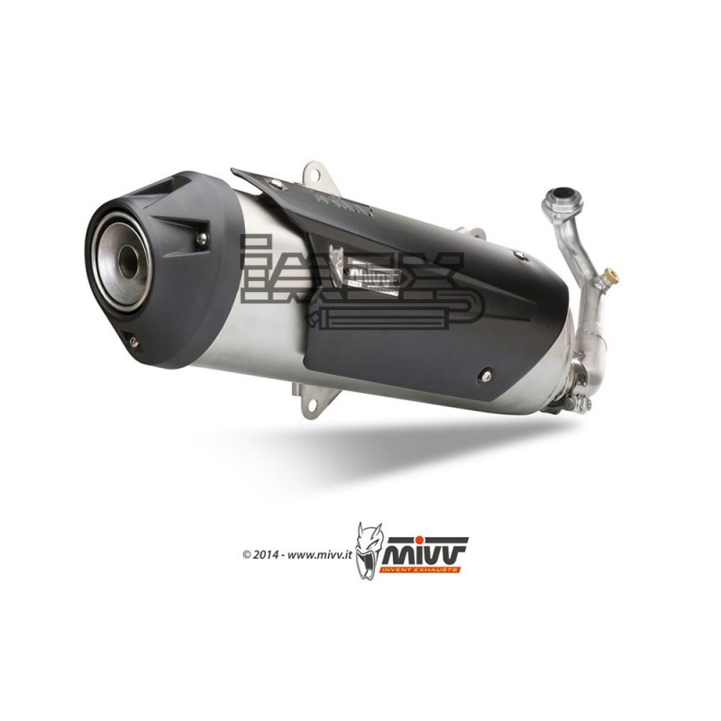 Silencieux MIVV URBAN APRILIA SCARABEO 500/Light/GT 2003-2012