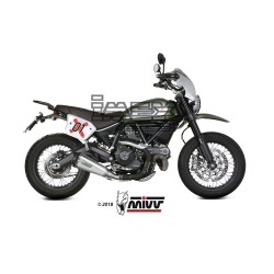 Silencieux MIVV DELTA RACE DUCATI SCRAMBLER 800 2015-2020