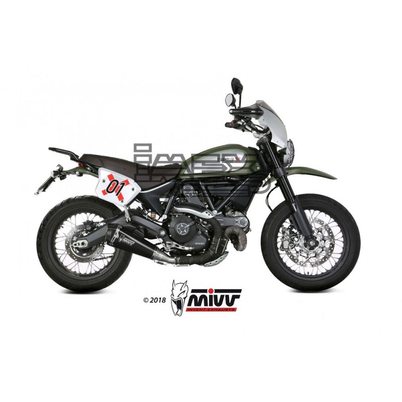 Silencieux MIVV DELTA RACE DUCATI SCRAMBLER 800 2015-2020