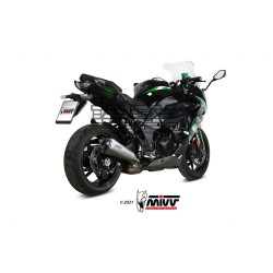 Silencieux MIVV DELTA RACE (coupelle carbone) KAWASAKI Z 1000 SX 2020-2024 et Z 1100 SX 2025-…