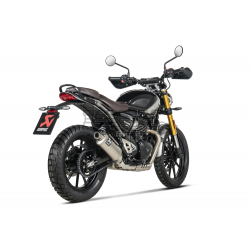 Silencieux Akrapovic Slip-on Triumph Speed 400 et Scrambler 400 X 2024-...