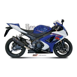 Silencieux MIVV SUONO (coupelle carbone) SUZUKI GSX R 1000 2007-2008