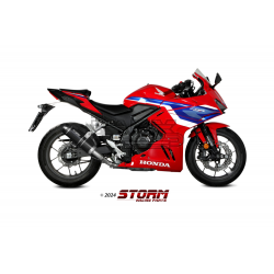 Silencieux STORM SLIP-ON GP Honda CBR 500 R 2024-... coupelle carbone