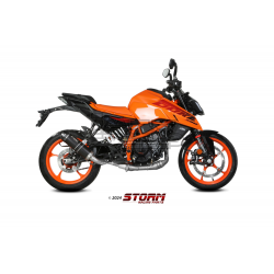 Silencieux STORM Slip-on GP KTM 125 et 390 Duke 2024-...