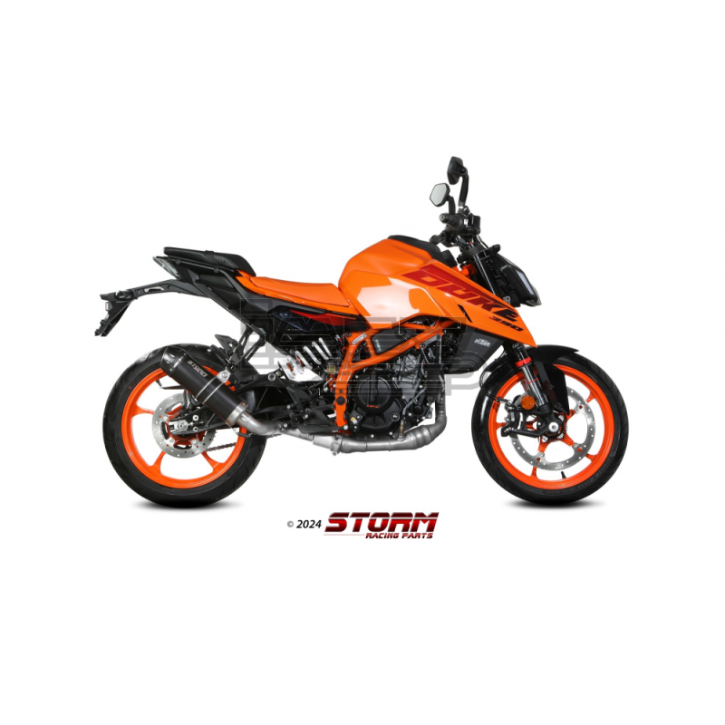 Silencieux STORM Slip-on GP KTM 125 et 390 Duke 2024-...