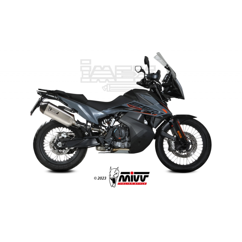 Silencieux MIVV Speed Edge KTM 790 / 890 Adventure / R 2021-... et 890 SMT 2023-...