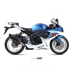 Silencieux MIVV SUONO (coupelle carbone) Suzuki GSX R 600/750 2011-2016